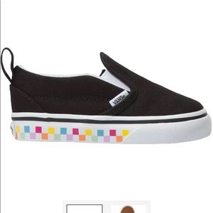 🌸NWT!!!!Slip on checkerboard vans for toddlers 🌸